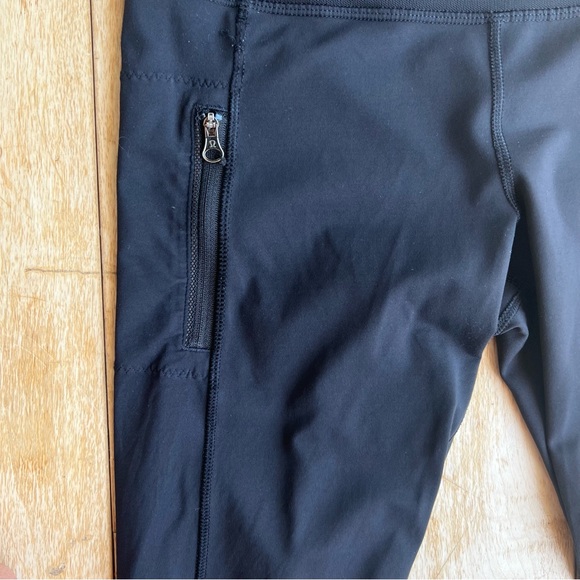 Lululemon Inspire Tight II Black Mesh Cropped Legging Luxtreme Size 6 - Picture 6 of 14
